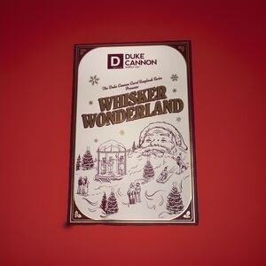 Duke Cannon Whisker Wonderland Men Beard Wash with Beard and Face Lotion Set NEW